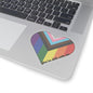 progressive pride you're safe with me Kiss-Cut Sticker