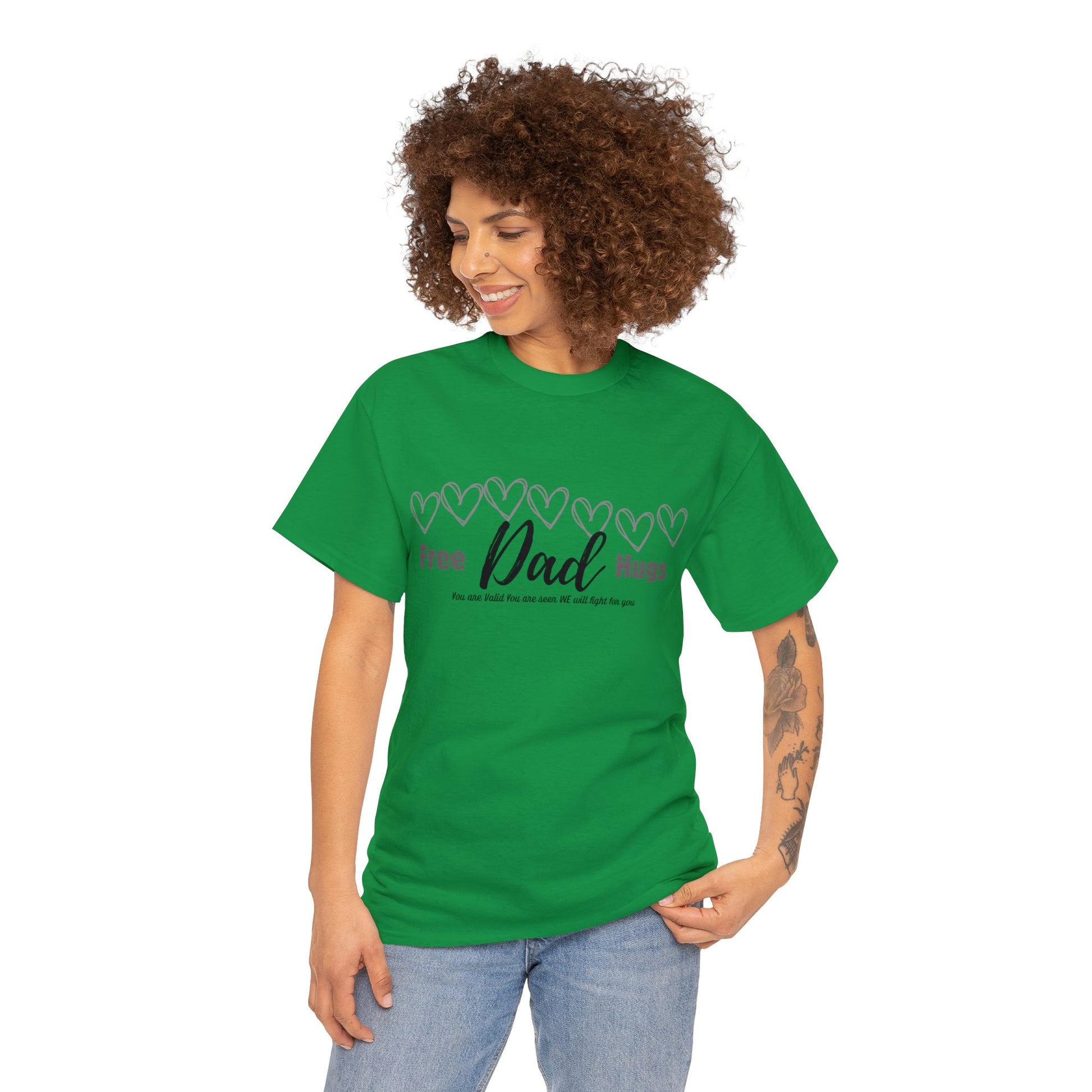 Spread Love and Warmth: "Free Dad Hugs" Shirt T-Shirt Printify   