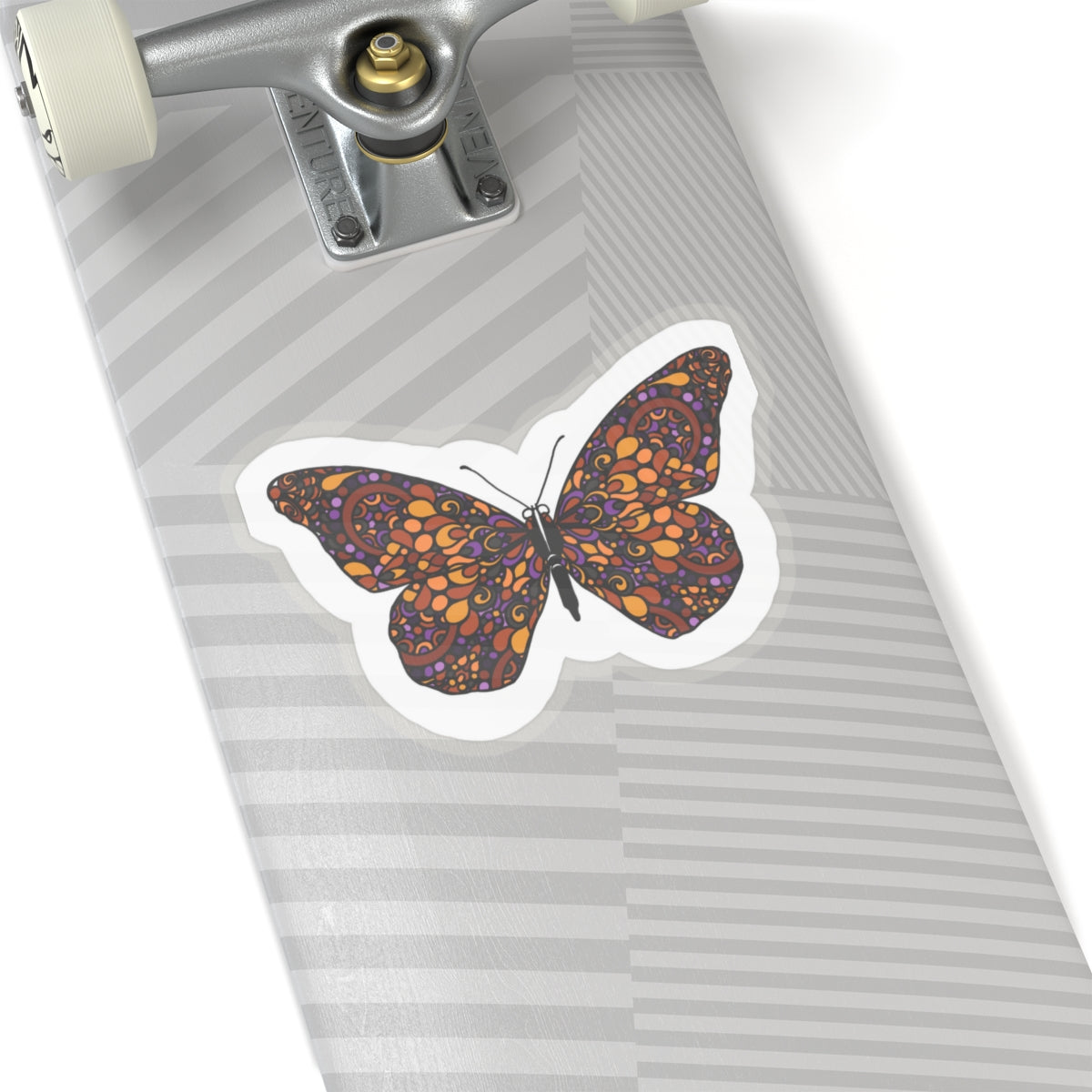 Butterfly Kiss-Cut Sticker Paper products Printify 6" × 6" Transparent 