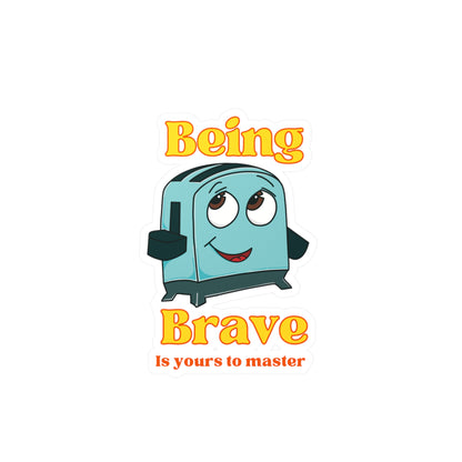 Brave little toaster Kiss-Cut sticker Paper products Printify   