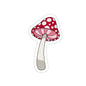 Mushroom Kiss-Cut Sticker Paper products Printify 3" × 3" White 