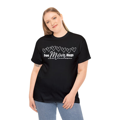 Spread Love and Acceptance: "Free Mom Hugs" Shirt light on Dark T-Shirt Printify Black S 