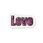 Colorful Love Die-Cut Magnet Home Decor Printify 5" x 5" Die-Cut 1 pc