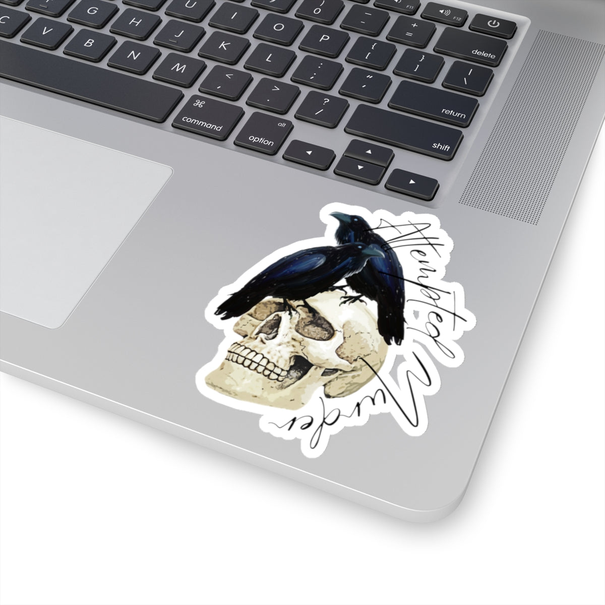 Crow Skull Kiss-Cut Stickers