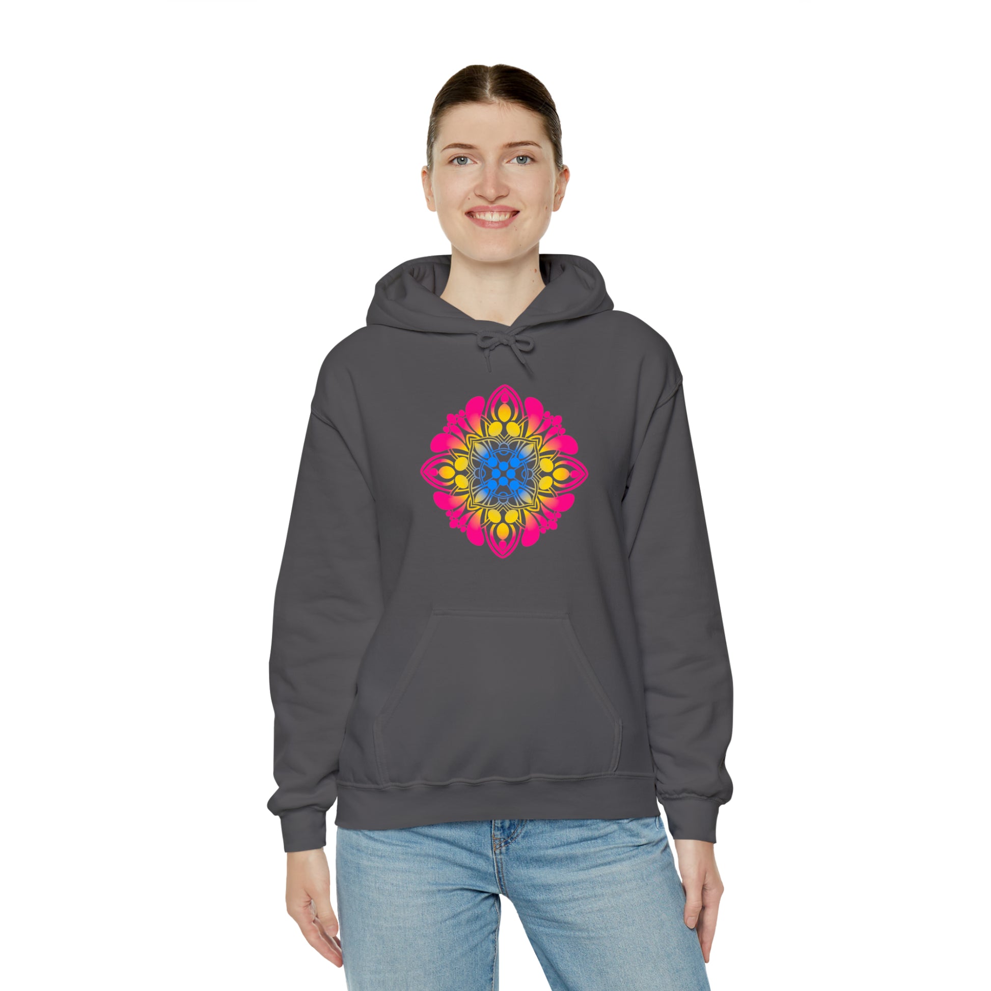 pansexual pride Unisex Heavy Blend™ Hooded Sweatshirt Hoodie Printify   