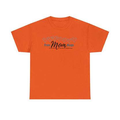 Spread Love and Acceptance: "Free Mom Hugs" Shirt T-Shirt Printify Orange S 