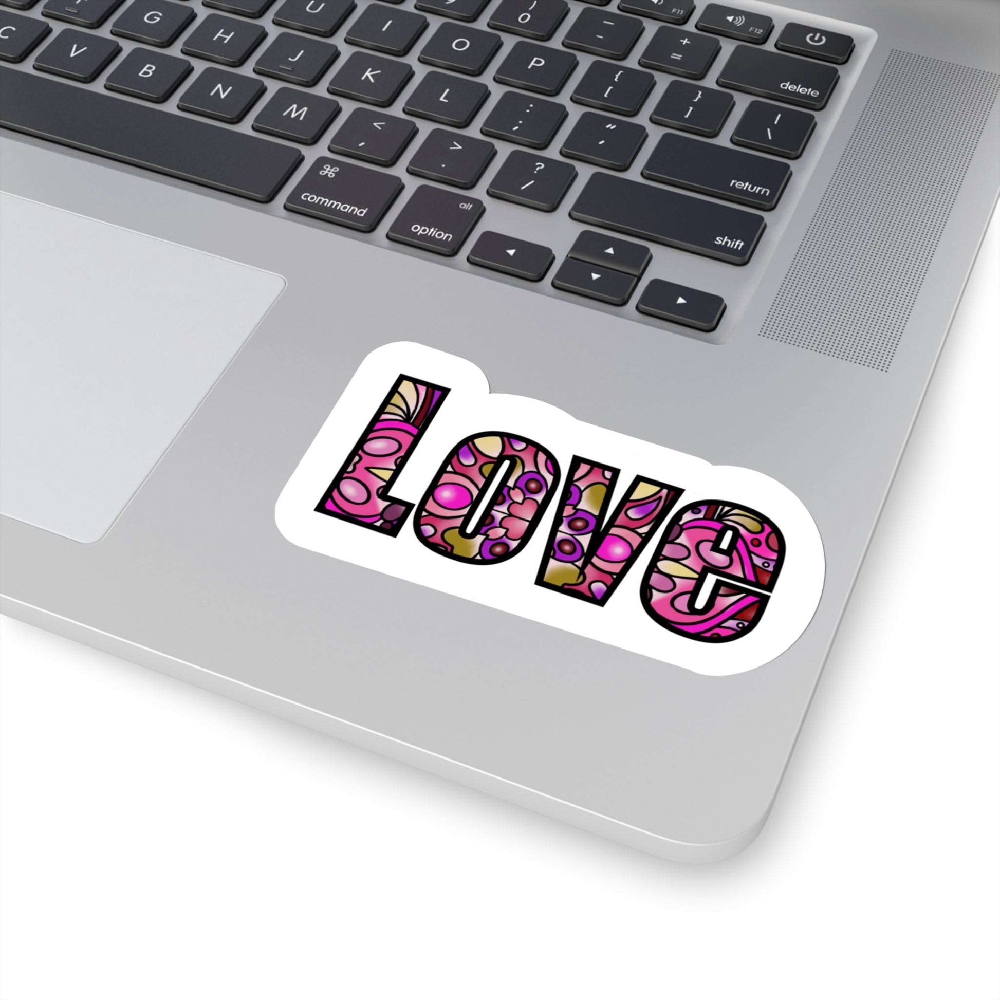 Colorful Love Kiss-Cut Sticker Paper products Printify   