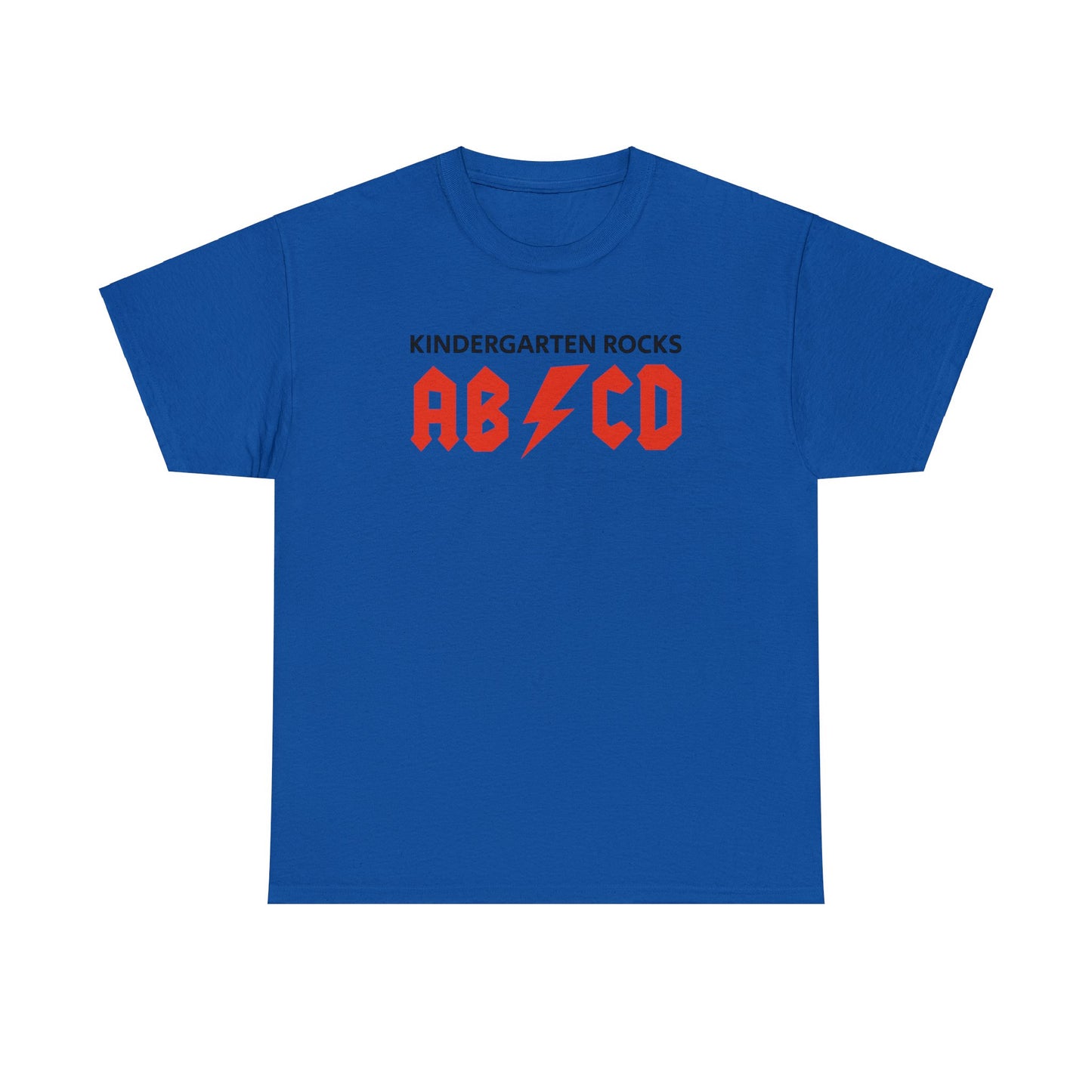 Rocking Kindergarten in Style: "AB/CD Kindergarten Rocks" T-Shirt T-Shirt Printify Royal S 