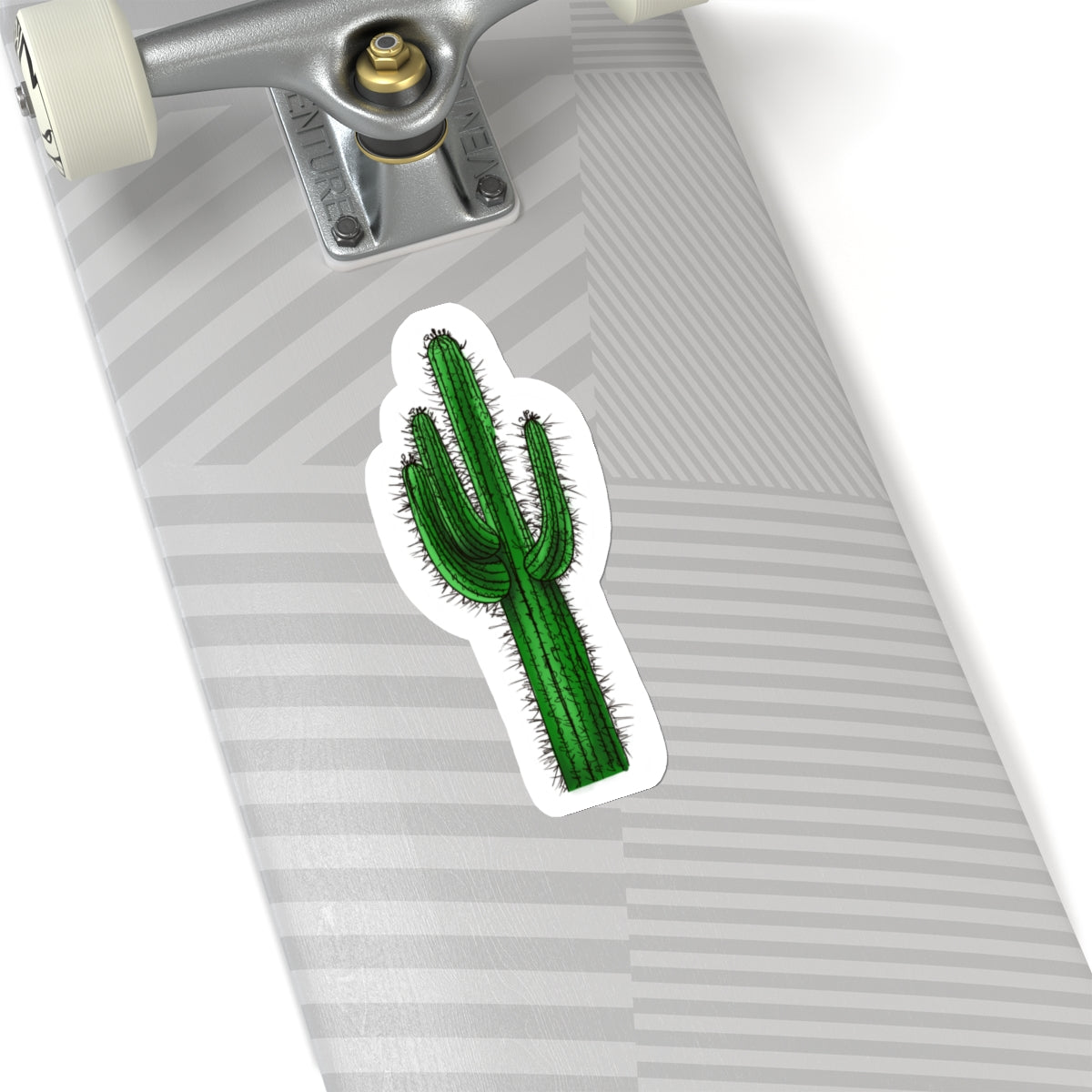 Saguaro cactus Kiss-Cut Sticker Paper products Printify 6" × 6" White 