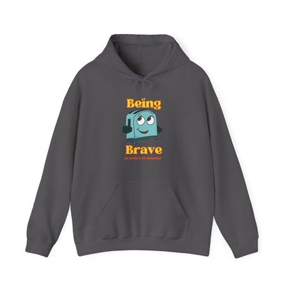 Brave little toaster Hoodie Hoodie Printify Charcoal S 