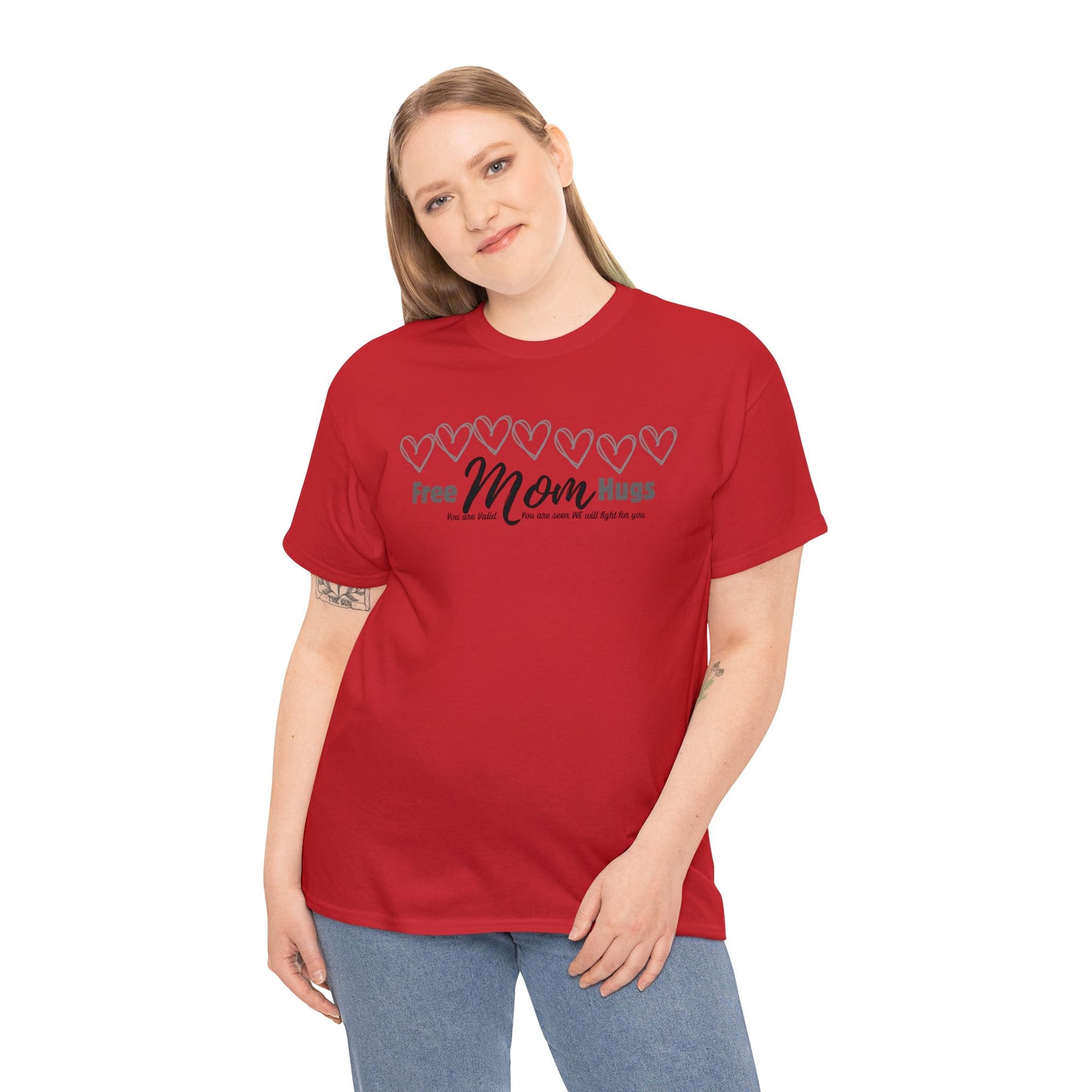 Spread Love and Acceptance: "Free Mom Hugs" Shirt T-Shirt Printify   