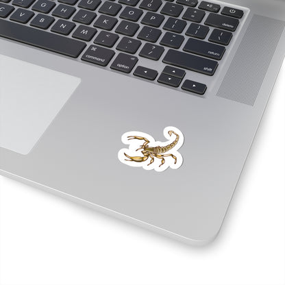 Scorpion Kiss-Cut Sticker Paper products Printify 2" × 2" White 