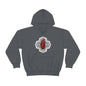 Anatomical Heart Mandala Unisex Heavy Blend™ Hooded Sweatshirt Hoodie Printify Charcoal S 