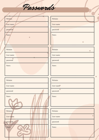 Floral Digital teacher planner Canva template  April & Mae designs and alterations   