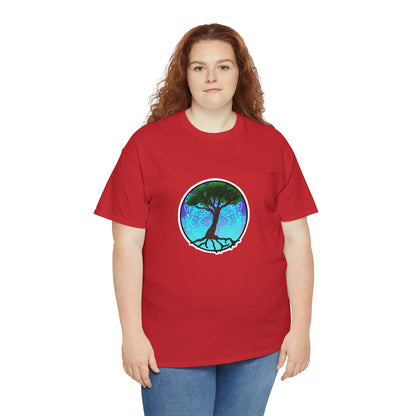 Tree of life Mandala Unisex Heavy Cotton Tee T-Shirt Printify   