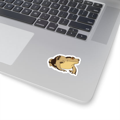 Toad Kiss-Cut Sticker Paper products Printify   