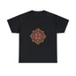 Fall Mandala Unisex Heavy Cotton Tee T-Shirt Printify Black M 