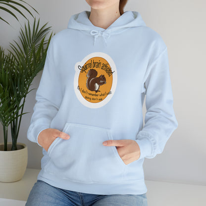 squirrel brain Unisex Heavy Blend™ Hooded Sweatshirt Hoodie Printify   