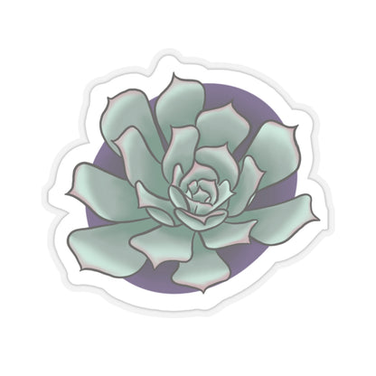 Succulent Kiss-Cut Sticker Paper products Printify   