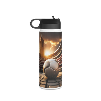 Soccer Stainless Steel Water Bottle, Standard Lid Mug Printify   