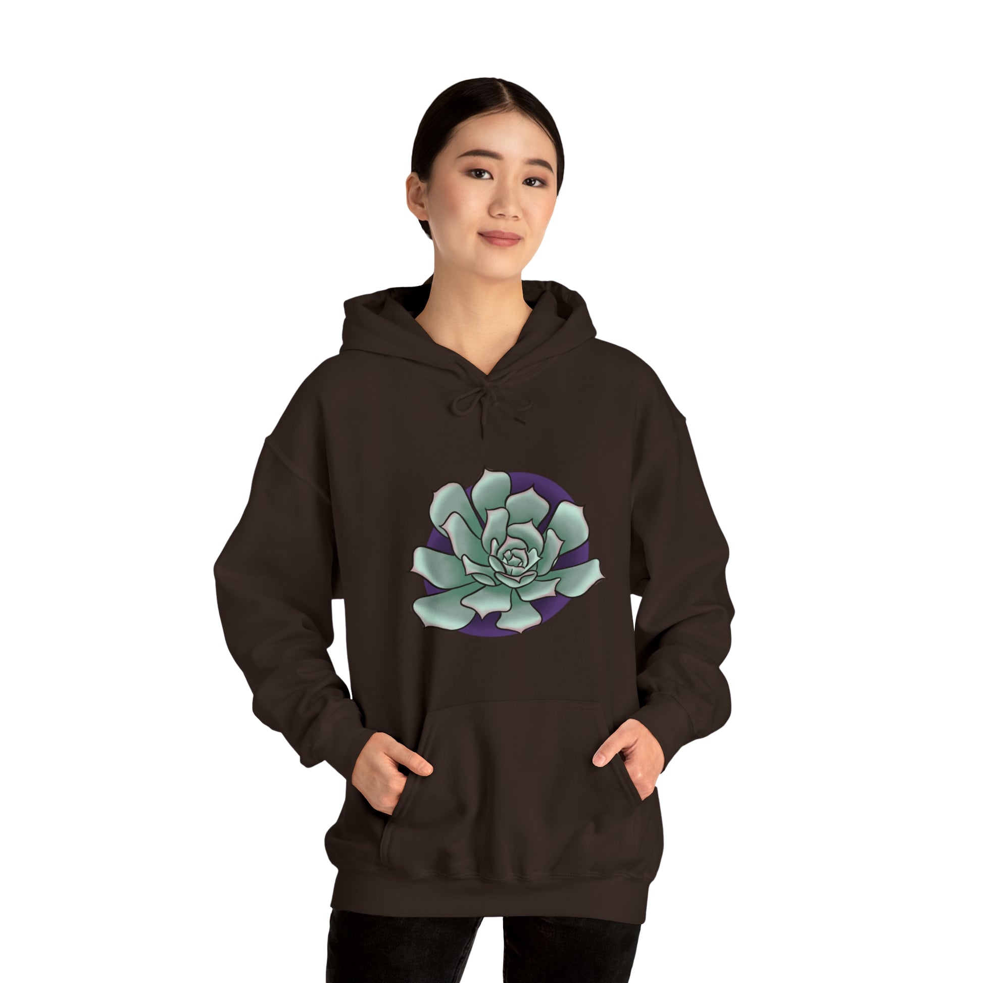 succulent Unisex Heavy Blend™ Hooded Sweatshirt Hoodie Printify   