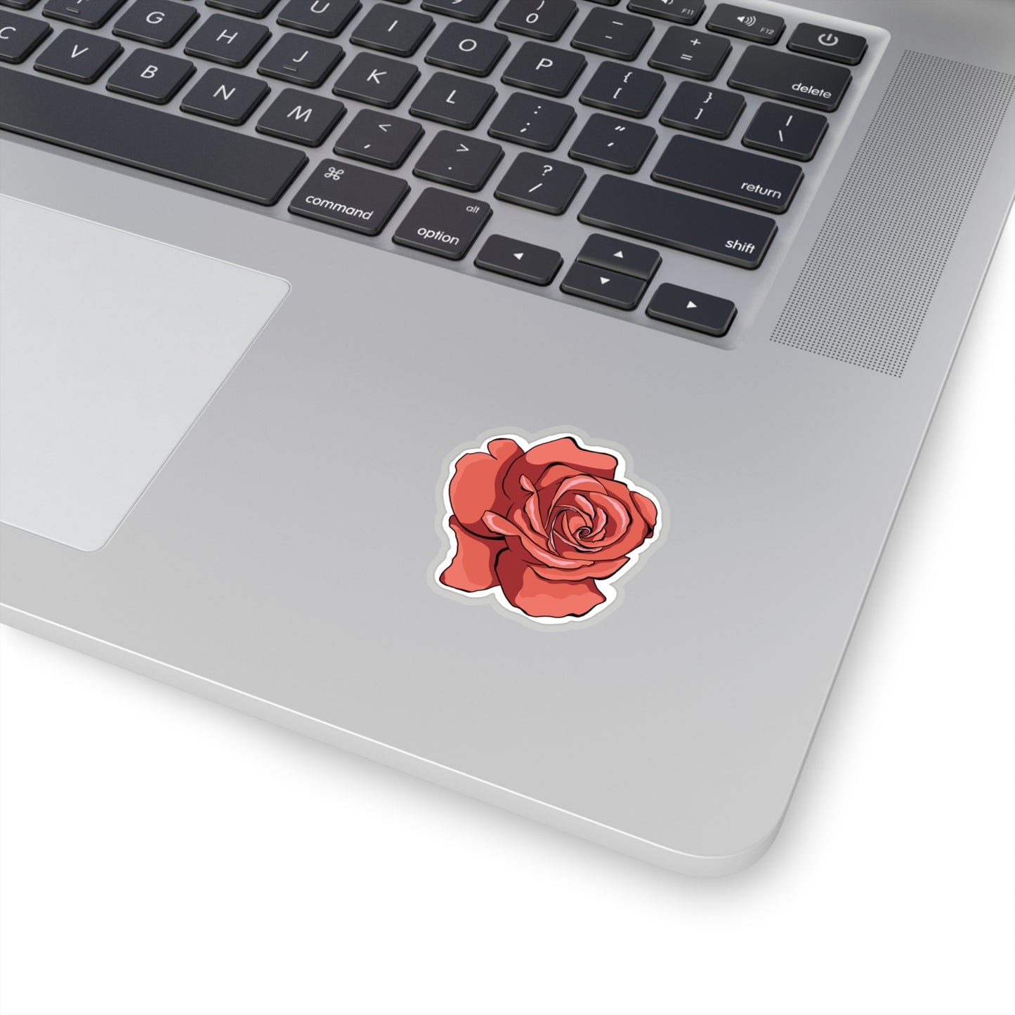 Rose Kiss-Cut Sticker Paper products Printify   