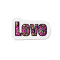 Colorful Love Die-Cut Magnet Home Decor Printify 3" x 3" Die-Cut 1 pc