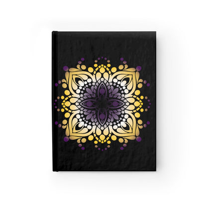 Non binary Mandala Journal - Blank Paper products Printify Journal  