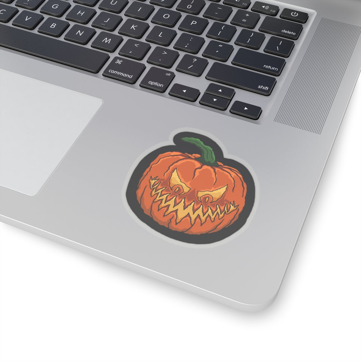 Jack o lantern Kiss-Cut Sticker Paper products Printify   