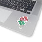 Frog under a toadstool Kiss-Cut Sticker Paper products Printify 3" × 3" White 