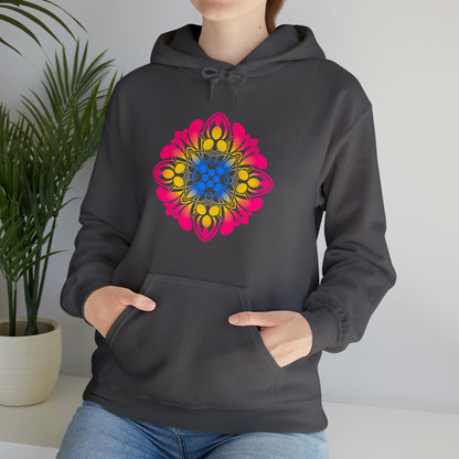 pansexual pride Unisex Heavy Blend™ Hooded Sweatshirt Hoodie Printify   