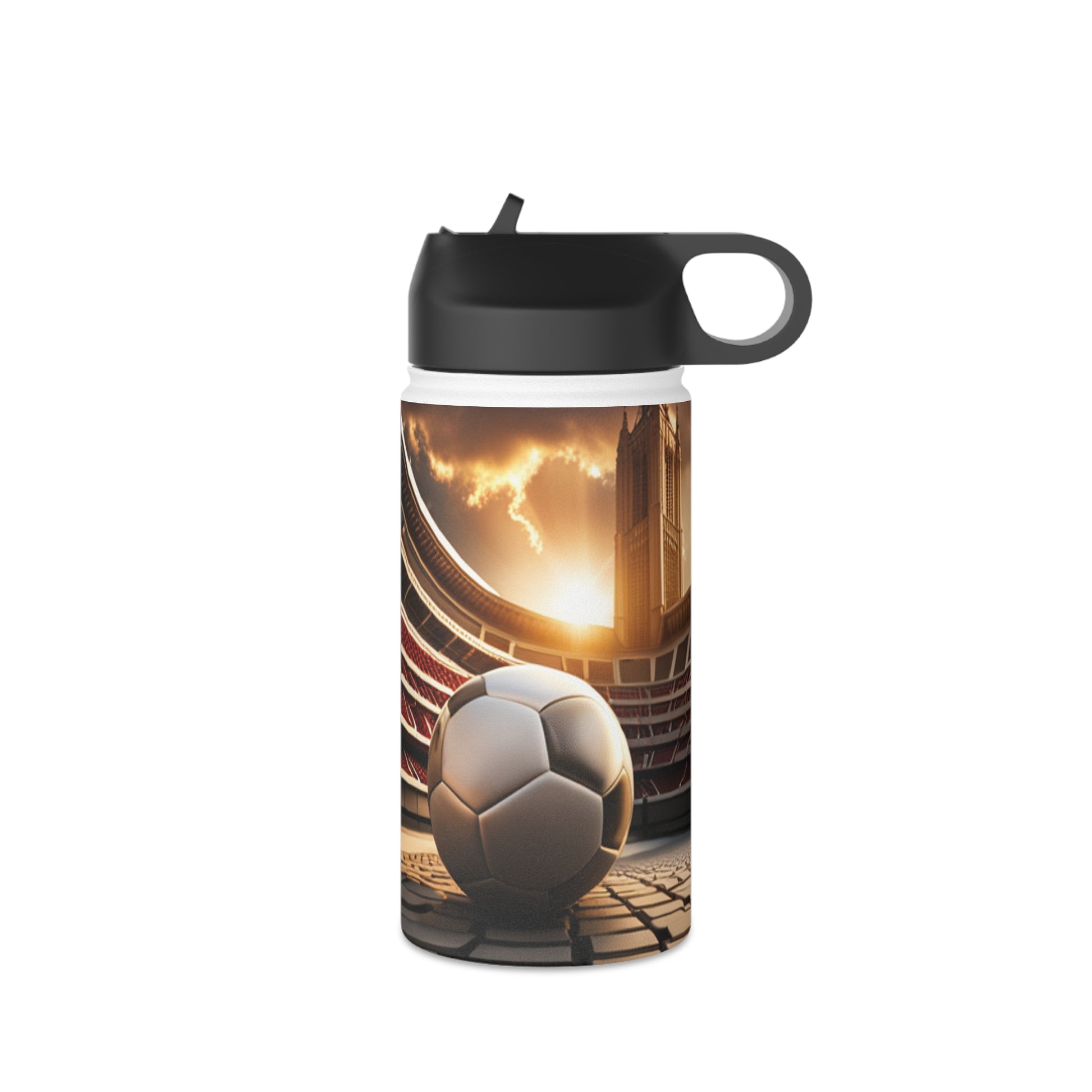 Soccer Stainless Steel Water Bottle, Standard Lid Mug Printify   