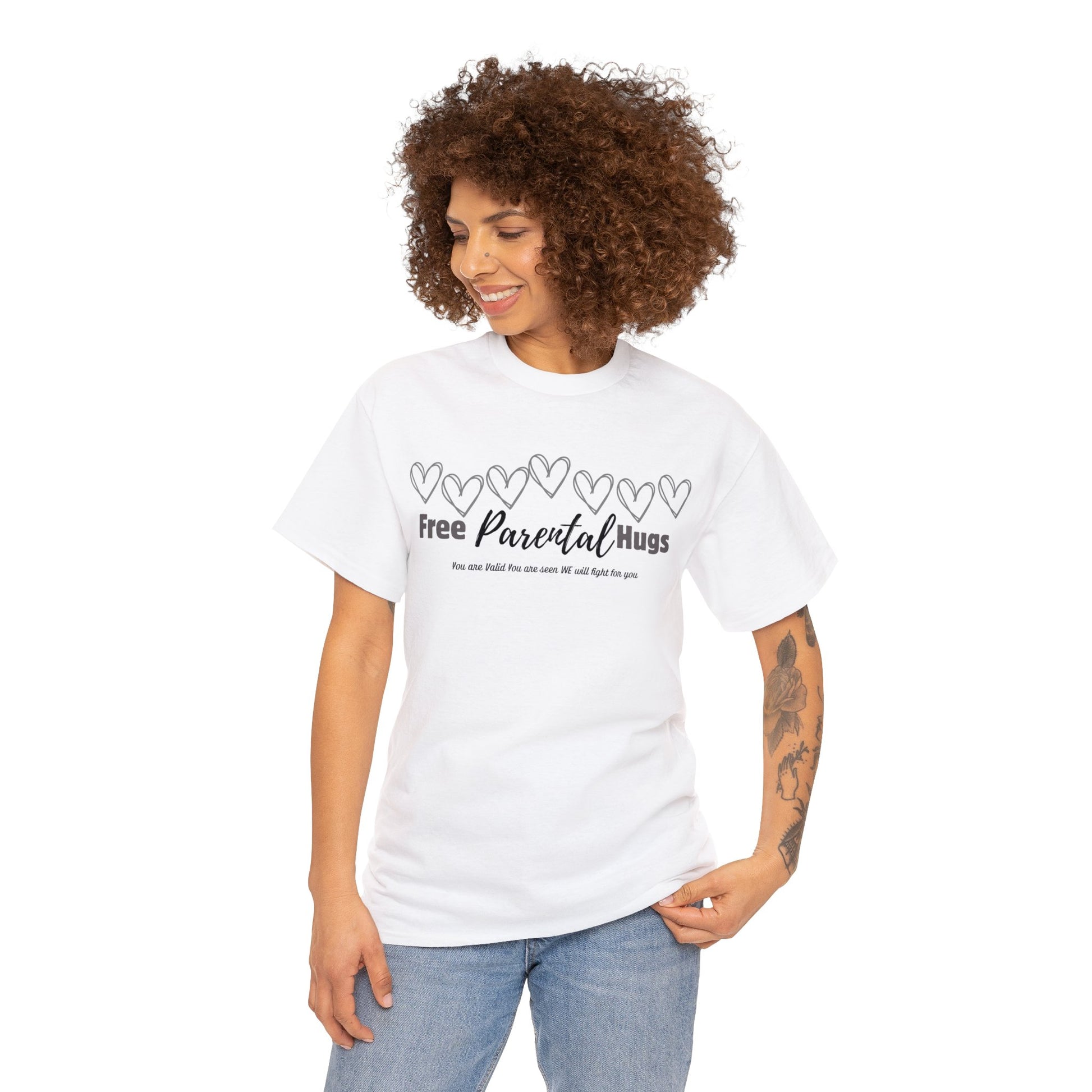 Spread Love and Comfort: "Free Parental Hugs" Shirt T-Shirt Printify   