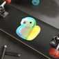 Rubber Duck Holographic Die-cut Sticker Paper products Printify 6" × 6" Die-Cut Holographic