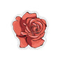 Rose Kiss-Cut Sticker Paper products Printify 3" × 3" Transparent 