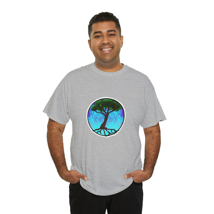 Tree of life Mandala Unisex Heavy Cotton Tee T-Shirt Printify   