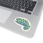 chameleon Kiss-Cut Sticker Paper products Printify 3" × 3" Transparent 