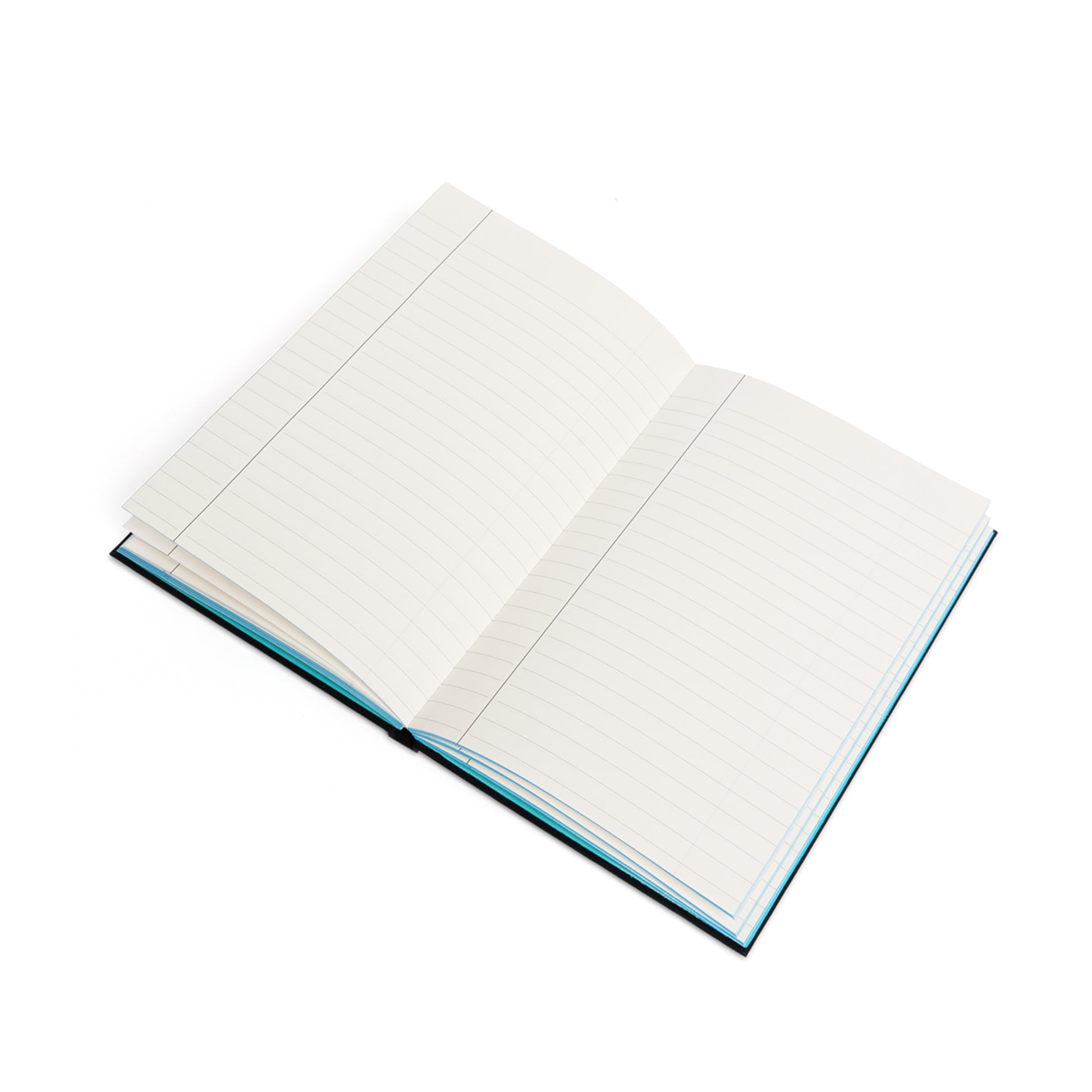 Raven on skull Color Contrast Notebook - Ruled Paper products Printify   