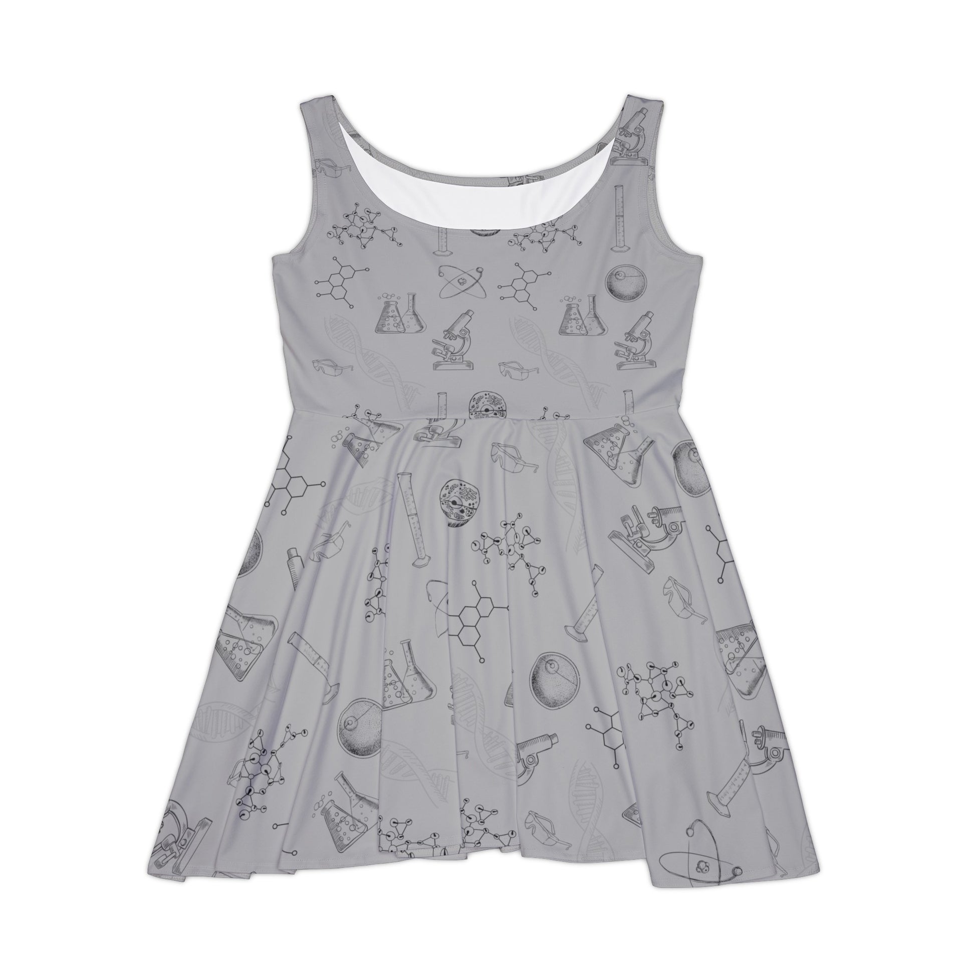 Science Women's Skater Dress (AOP) All Over Prints Printify   