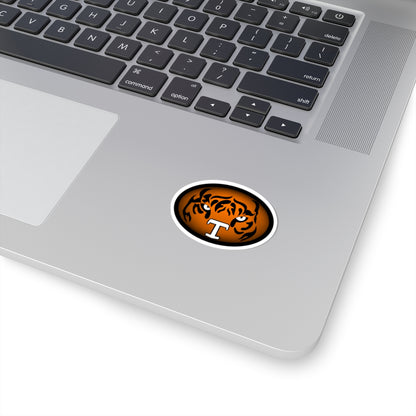 Tiger eyes Kiss-Cut Sticker Paper products Printify   