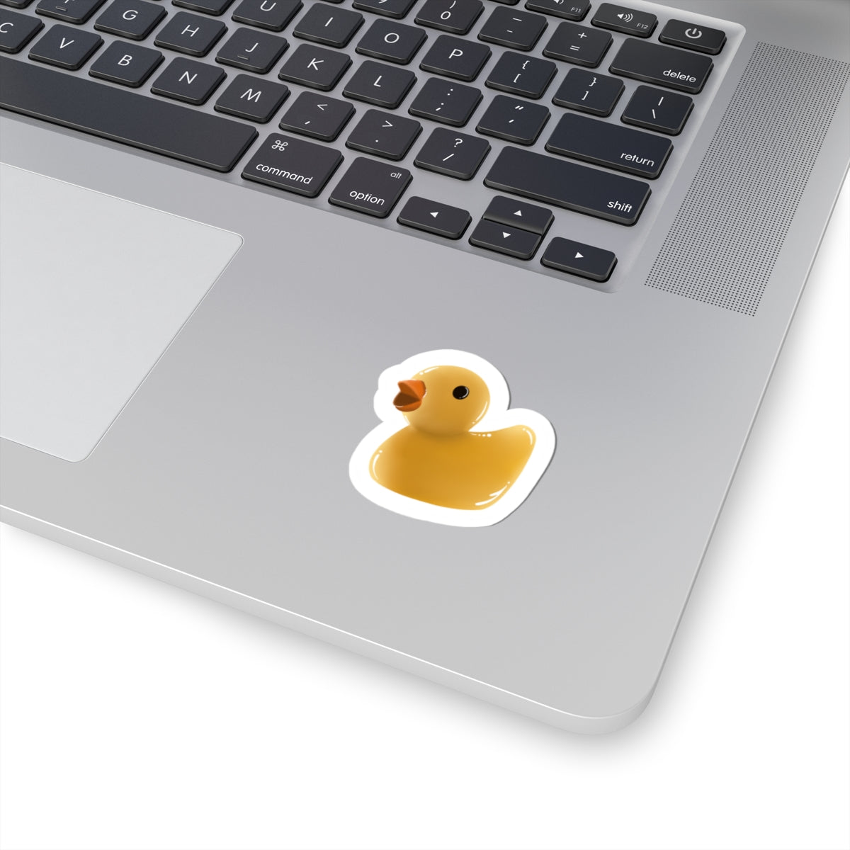 Rubber duckie Kiss-Cut Sticker Paper products Printify   