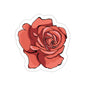 Rose Kiss-Cut Sticker Paper products Printify 6" × 6" White 