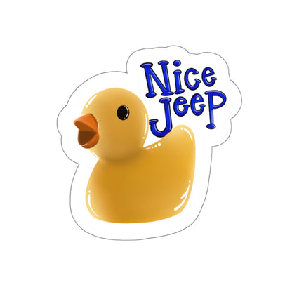 Nice Jeep Kiss-Cut Sticker Paper products Printify   