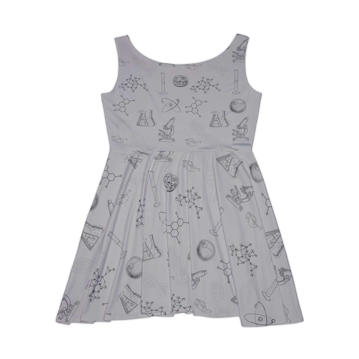 Science Women's Skater Dress (AOP) All Over Prints Printify   