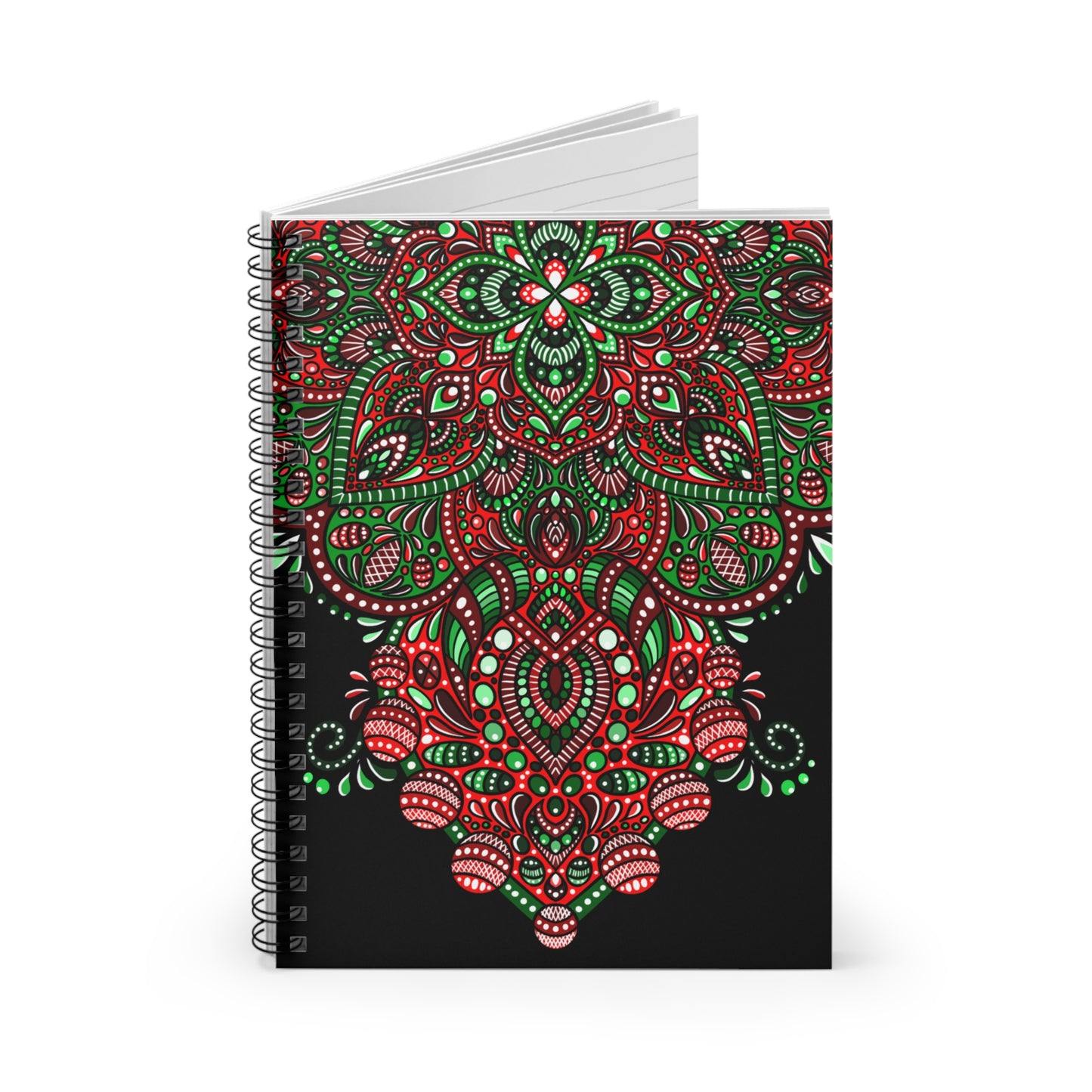 Holiday design Spiral Notebook - Ruled Line Paper products Printify   