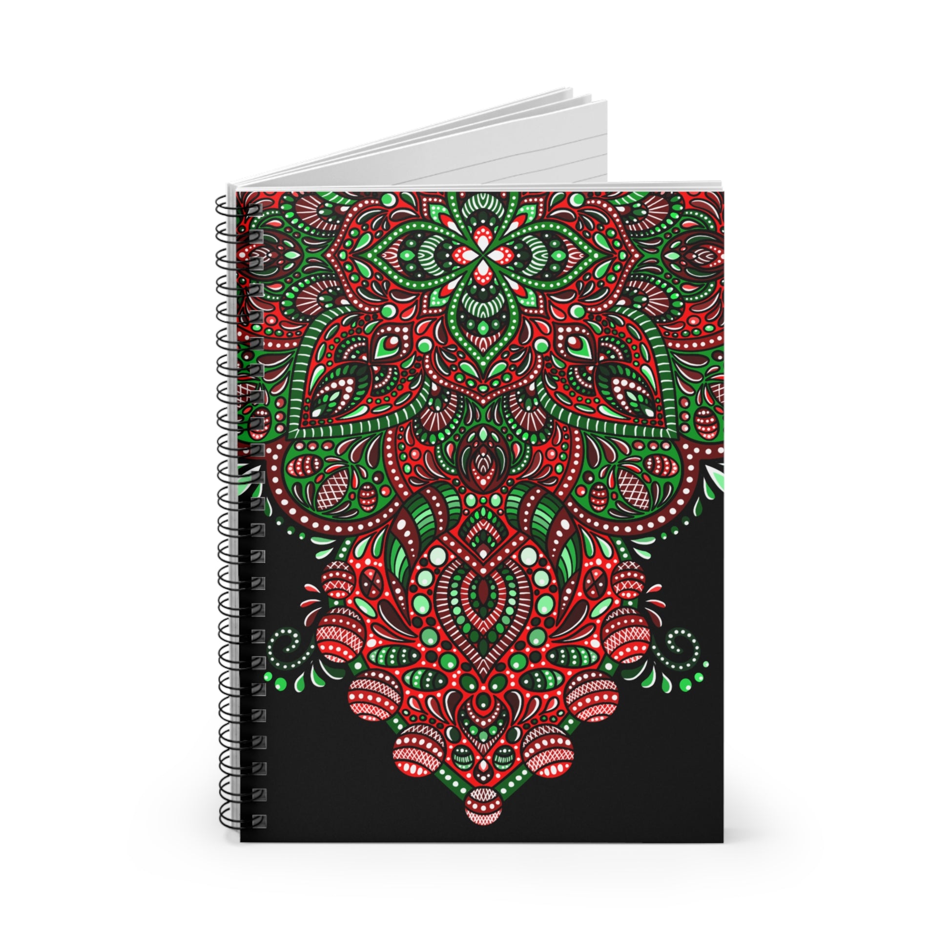 Holiday design Spiral Notebook - Ruled Line Paper products Printify   