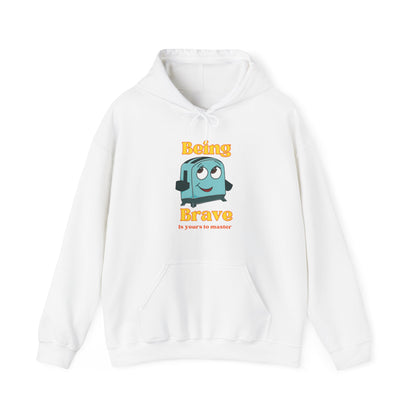 Brave little toaster Hoodie Hoodie Printify White S 