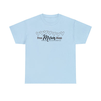 Spread Love and Acceptance: "Free Mom Hugs" Shirt T-Shirt Printify Light Blue S 