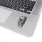 half skull design Kiss-Cut Sticker Paper products Printify 3" × 3" Transparent 