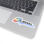 Liberal Degenerate Kiss-Cut Sticker Paper products Printify 4" × 4" White 